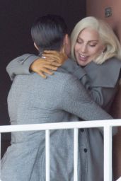 Lady Gaga - on Set for American Horror Story in Los Angeles - November 2015