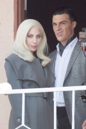 Lady Gaga - on Set for American Horror Story in Los Angeles - November 2015