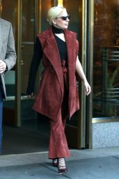 Lady Gaga Style - Out in Manhattan in Velure in New York, November 2015