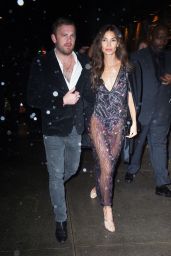 Lily Aldridge – Arrives at Tao for Victoria’s Secret Fashion Show After Party in NYC