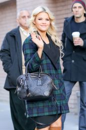 Lindsay Arnold - Posing Outside The View in New York City, November 2015