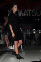 Maia Mitchell Night Out Style - at Katsuya in Hollywood, November 2015