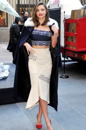 Miranda Kerr - Swarovski Star Raising for 2015 Rockefeller Center Christmas Tree in New York City