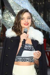 Miranda Kerr - Swarovski Star Raising for 2015 Rockefeller Center Christmas Tree in New York City