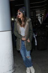 Nicole Scherzinger at Los Angeles International Airport, November 2015