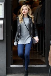 Peyton List Casual Style - Out in London, November 2015