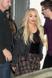 Rita Ora – Leaving the X Factor Studios in London, 11/29/2015