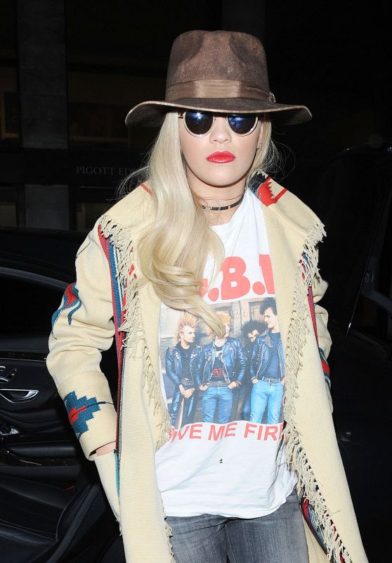 Rita Ora Night Out Style - London, 11/23/2015