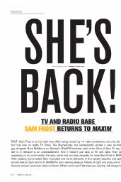 Sam Frost Bikini PIcs - Maxim Magazine (Australia) December 2015 Issue