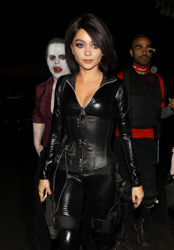 Sarah Hyland – Just Jared Halloween Party in Los Angele, October 2015