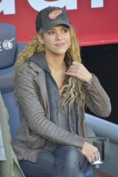 Shakira - at the Nou Camp Ahead of Barcelona