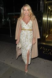  Lydia Bright Night Out Style - at the Park Lane Casino in Mayfair, London 12/9/2015