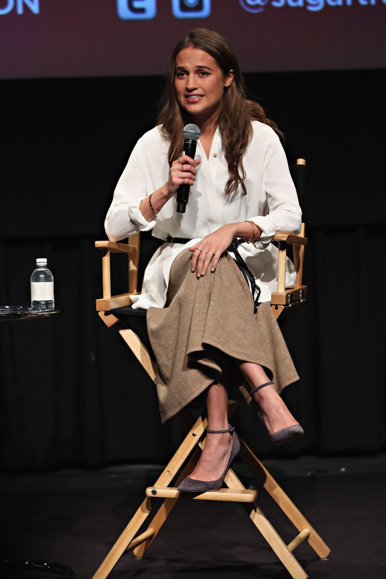Alicia Vikander - SAG-AFTRA Screening & Q&A of 'The Danish Girl' in New York City