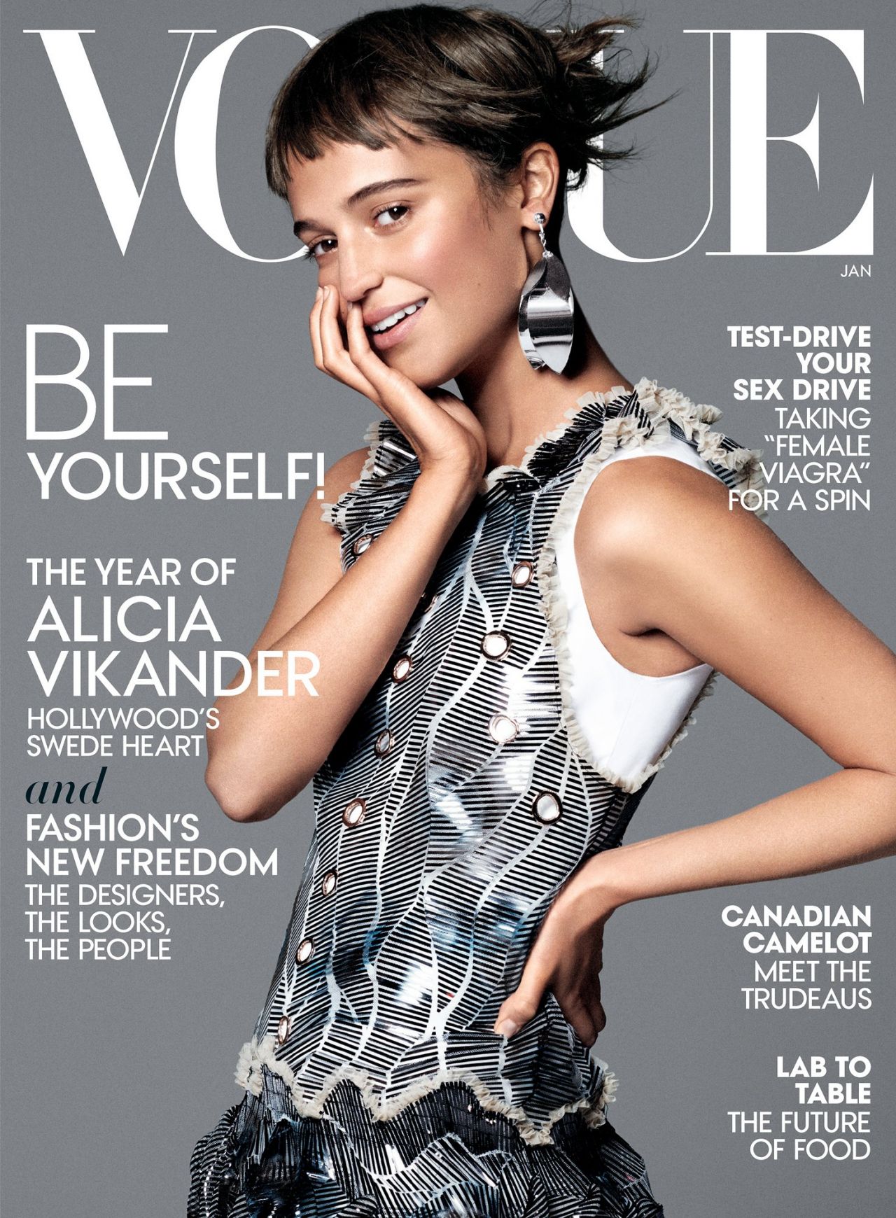 Alicia Vikander - Vogue Magazine US January 2016 Cover and Pics