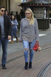 Alli Simpson in Ripped Jeans - Shopping at The Grove in West Hollywood, December 2015