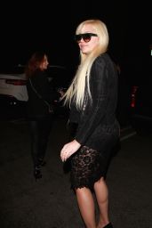 Amanda Bynes Night Out Style - Leaving a Party in West Hollywood - December 2015
