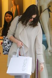 Anne Hathaway - Leaving a Lingerie Store in Beverly Hills, December 2015