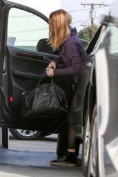 Ashley Greene Gets Out Of a Car - Los Angeles, December 2015