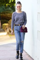 Bella Hadid in Ripped Jeans - Shopping in Los Angeles, 12/23/2015