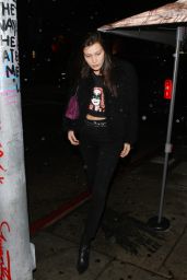 Bella Hadid - Parties at The Nice Guy Club in West Hollywood 12/22/2015