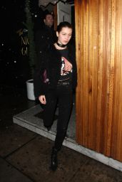 Bella Hadid - Parties at The Nice Guy Club in West Hollywood 12/22/2015