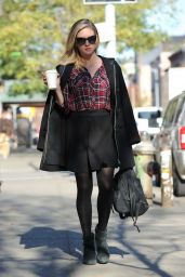 Brittany Snow Casual Style - Shopping in Brooklyn, 12/2/2015