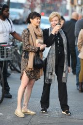 Carla Gugino Shopping in New York City 12/13/2015