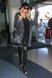 Charlotte McKinney Airpot Style - LAX in Los Angeles 12/27/2015