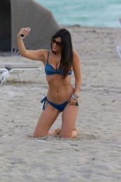 Claudia Romani in a Bikini in Miami, November 2015