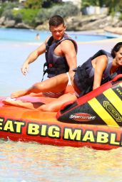 Danielle Lloyd and beau Michael - Enjoys a Day of watersports - Barbados 12/17/2015