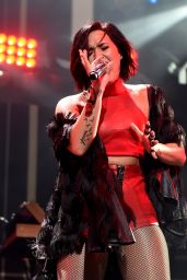 Demi Lovato Performs at Jingle Ball 2015 in Dallas