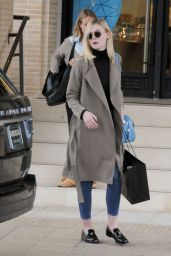 Elle Fanning Casual Style - at Barney