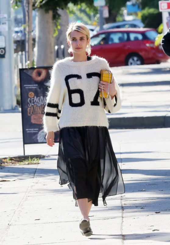 Emma Roberts - Shopping in LA, December 2015