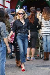 Emma Roberts Street Fashion - Shopping in Los Angeles, December 2015