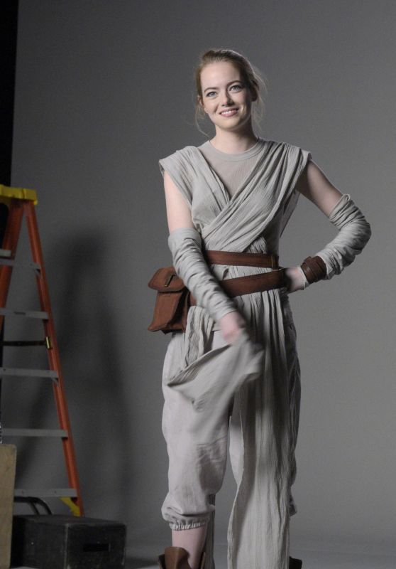 Emma Stone Pics - Saturday Night Live Star Wars Audition Sketch - November 2015
