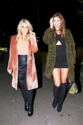 Ferne McCann Night Out Style - Arriving at Shepherd & Dog pub in Essex, December 2015