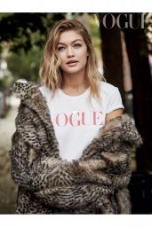 Gigi Hadid - Vogue Magazine UK January 2016 Cover and Pic