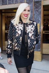 Gwen Stefani Style - Leaving Z100 Studios in New York City, December 2015