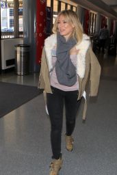 Hilary Duff Airport Style - LAX in Los Angeles, CA 12/15/2015
