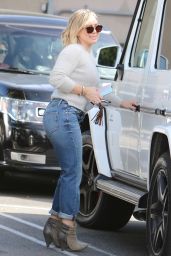Hilary Duff Booty in Jeans - Out shopping in Los Angeles 12/24/2015