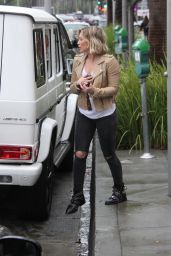 Hilary Duff Chops Off Her Hair - Out in Beverly Hills 12/23/2015 