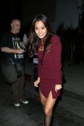 Jamie Chung Style - Arrives at Le Jardin Nightclub in West Hollywood, October 2015
