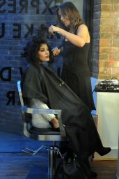 Jasmin Walia at the Bardou Hair Salon in Covert Garden, London, 12/9/2015