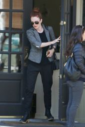 Julianne Moore - Out in West Village After Having Lunch at Cafe Cluny ...