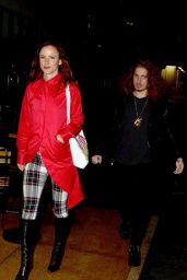 Juliette Lewis Leaves Cage the Elephant Live in Los Angeles, December 2015