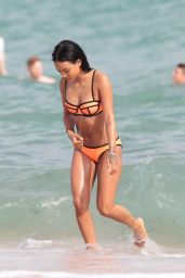 Karrueche Tran Hot in a Bikini - Miami, 12/18/2015