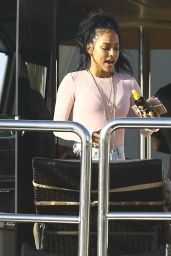 Karrueche Tran - On a Yacht in Miami 12/28/2015 