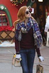 Katherine McNamara Casual Style - The Grove in West Hollywood, 12/17/2015 