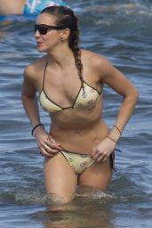 Katie Cassidy Bikini Candids - Beach in Miami, November 2015