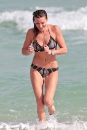 Katie Cassidy Bikini Photos - Beach in Miami 12/23/2015